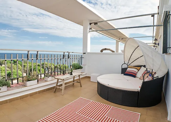 Apartment Beachfront Studio, Sea Views, Rooftop Terrace, Playa De Aro