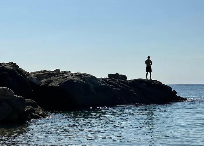 Beachfront Studio, Sea Views, Rooftop Terrace, Playa De Aro Lägenhet Platja d'Aro