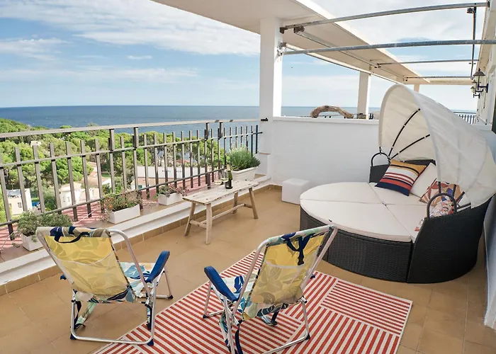 아파트 Beachfront Rooftop Haven In Playa De Aro *